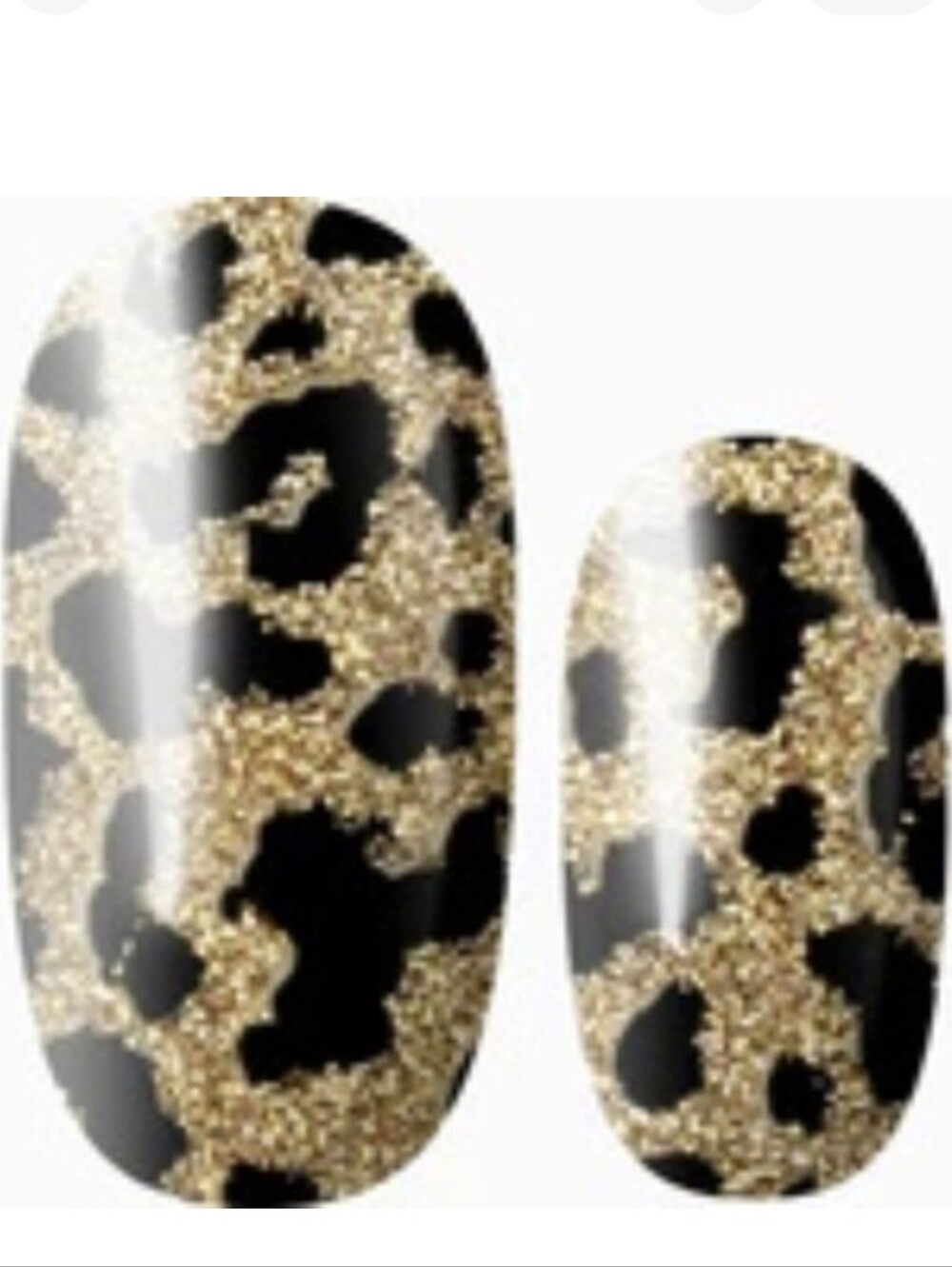 3 for 15 - LILY & FOX - WILD GLAMOUR Nail Stickers Wrap Strips Leopard Print